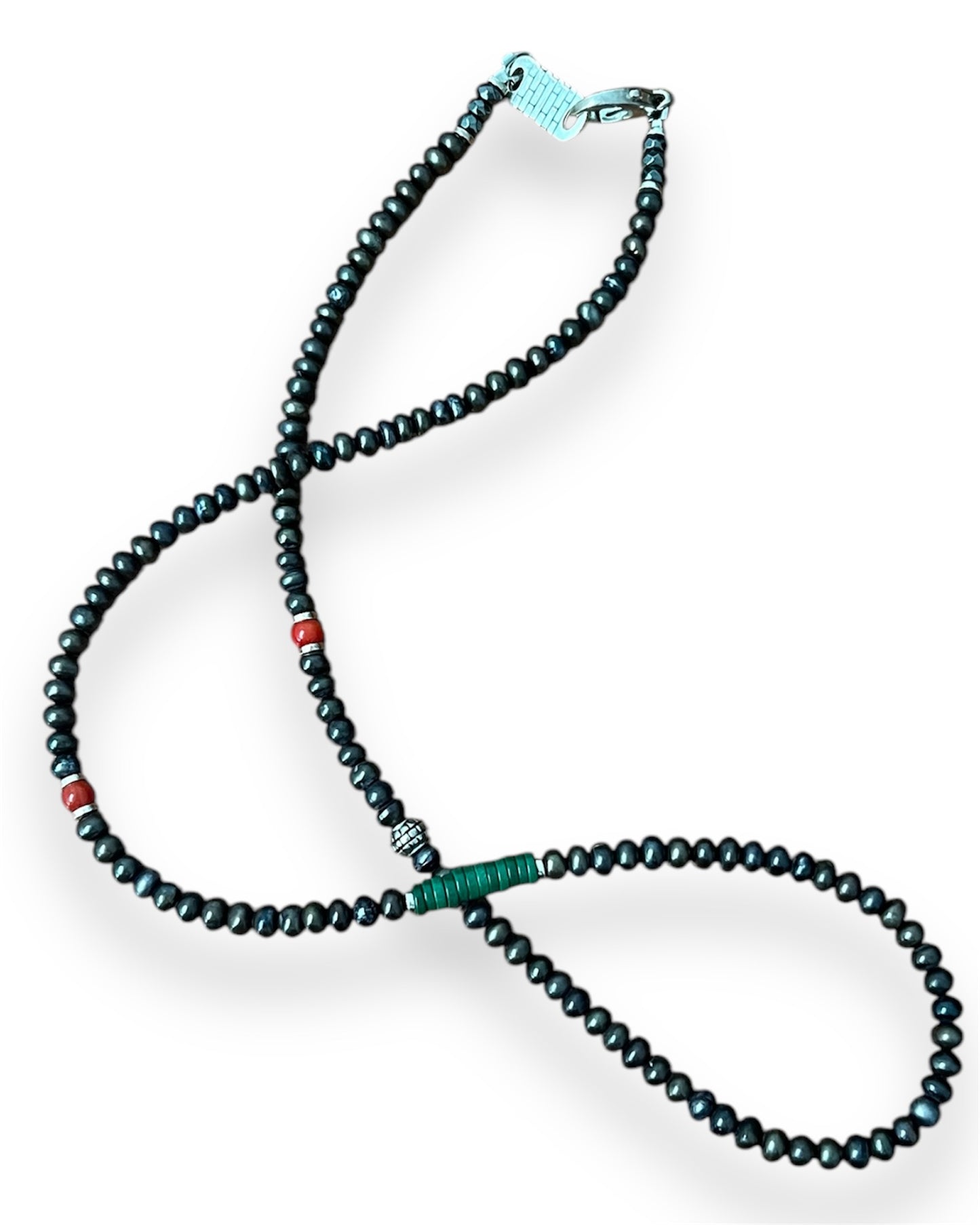 PEAR NECKLACE 22” 6MM BEADS