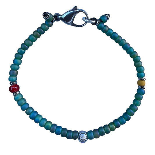 AQUA BLUE BRACELET 8”