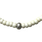 WHITE BRACELET STAINLESS STEEL 8”