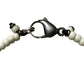 WHITE BRACELET STAINLESS STEEL 8”